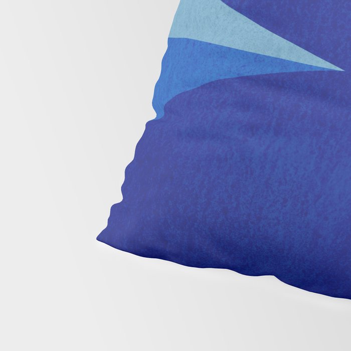 Abstract composition 02-blue Pillow Sham Gallery Image 4