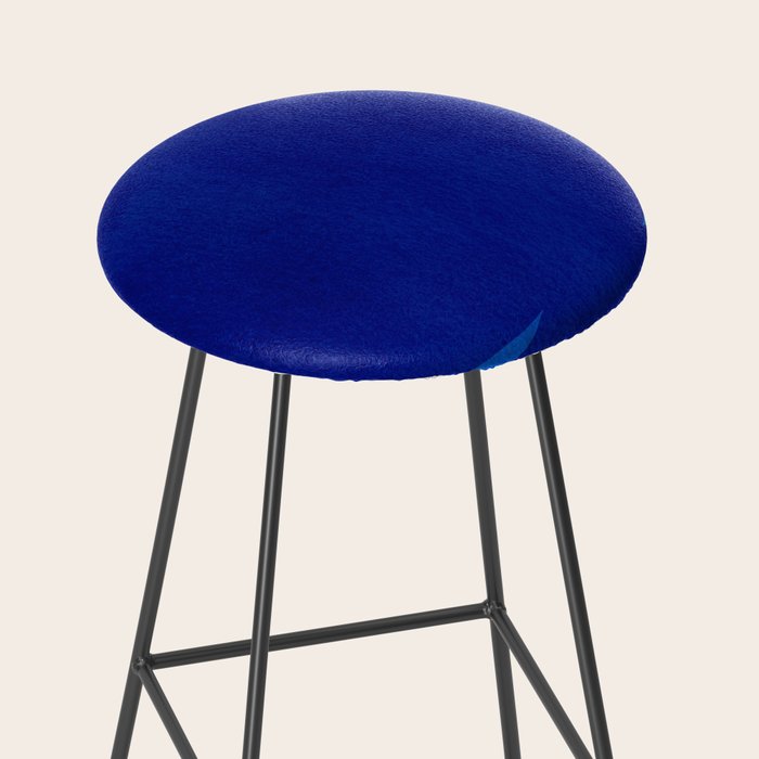 Abstract composition 02-blue Stool Gallery Image 2