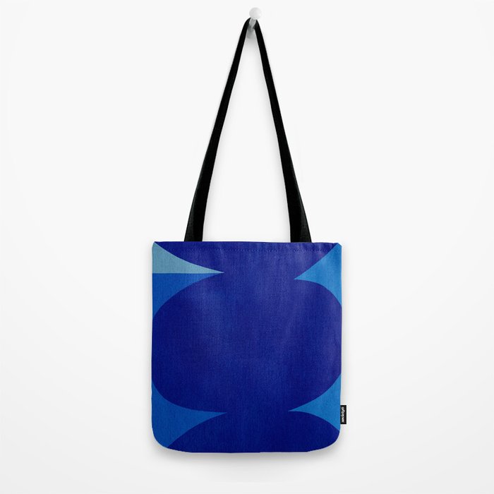 Abstract composition 02-blue Tote Bag Gallery Image 2