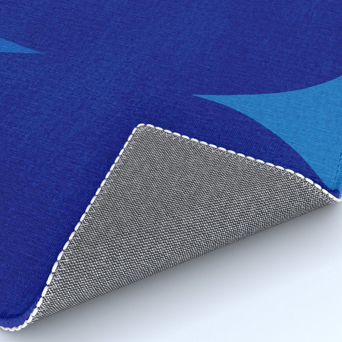Abstract composition 02-blue Rug Gallery Image 4
