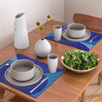 Abstract composition 02-blue Placemat Gallery Image 2