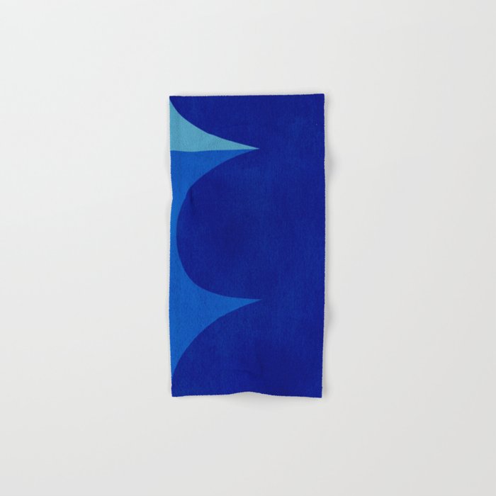 Abstract composition 02-blue Bath Towel Gallery Image 1