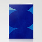 Abstract composition 02-blue Stationery Card Gallery Image 2