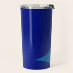 Abstract composition 02-blue Travel Mug Gallery Image 2