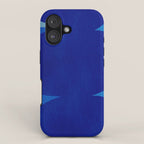 Abstract composition 02-blue iPhone Case Gallery Image 1