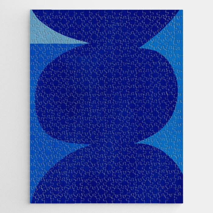 Abstract composition 02-blue Jigsaw Puzzle Gallery Image 1
