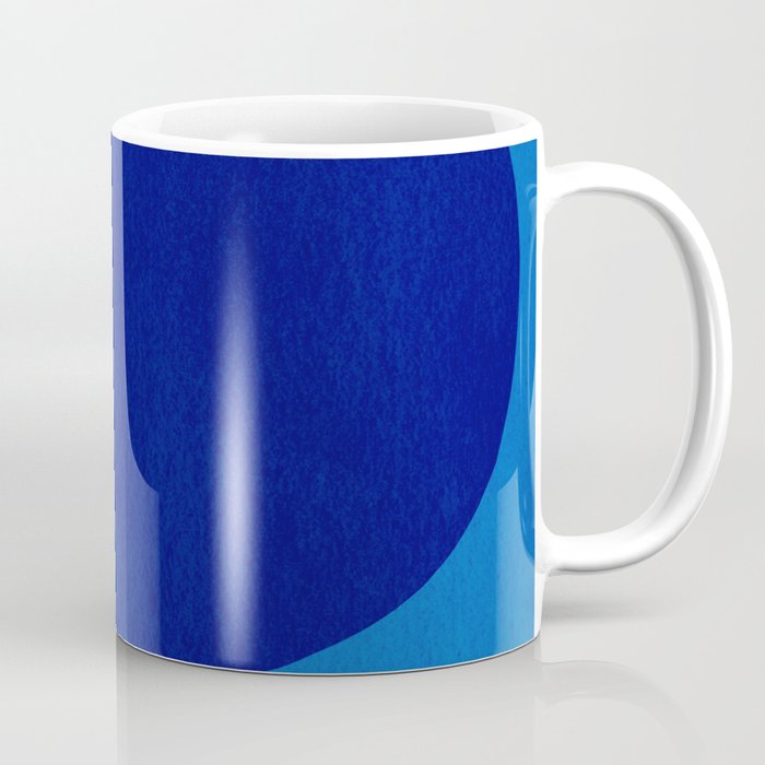 Abstract composition 02-blue Coffee Mug Gallery Image 1