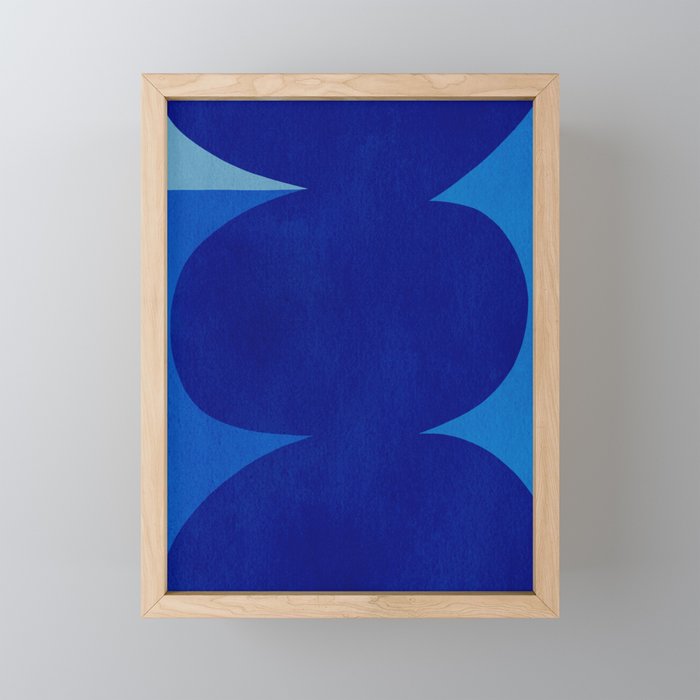 Abstract composition 02-blue Mini Art Print Gallery Image 1