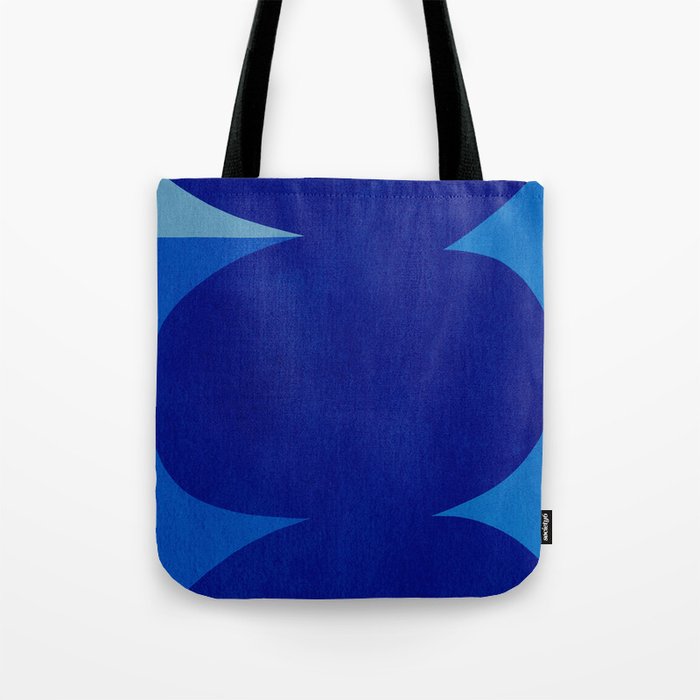 Abstract composition 02-blue Tote Bag Gallery Image 1