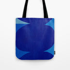 Abstract composition 02-blue Tote Bag Gallery Image 1