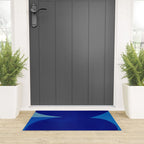 Abstract composition 02-blue Welcome Mat Gallery Image 3