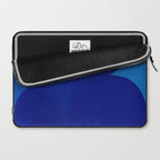 Abstract composition 02-blue Laptop Sleeve Gallery Image 2