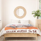 1936 Monaco Grand Prix Race Poster  Duvet Cover Gallery Image 3