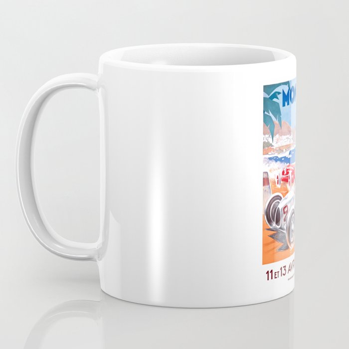 1936 Monaco Grand Prix Race Poster  Coffee Mug Gallery Image 3