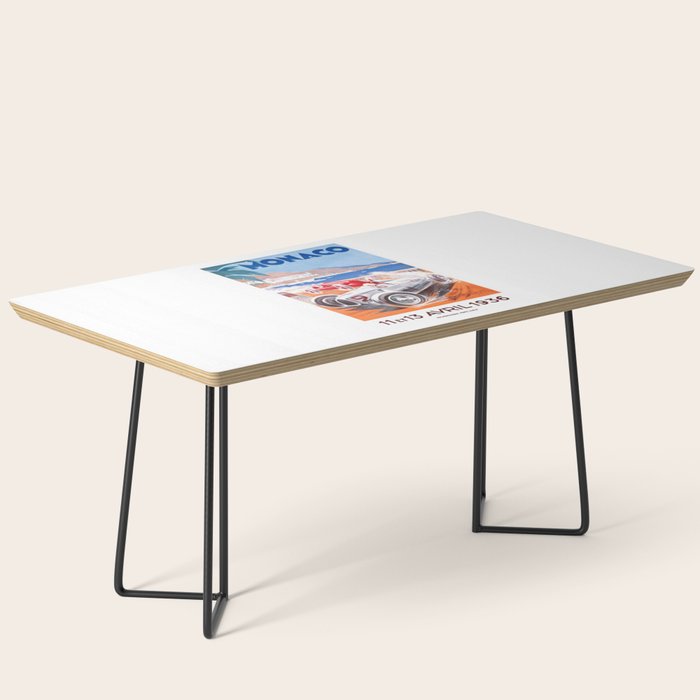 1936 Monaco Grand Prix Race Poster  Coffee Table Gallery Image 1