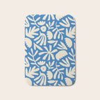 Organic nature flower shape art pattern Bath Mat Gallery Image 1