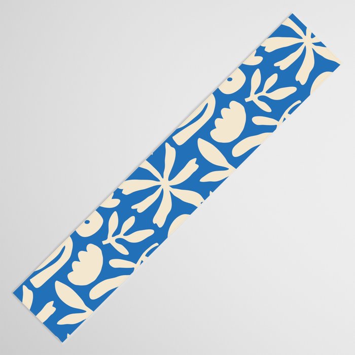 Organic nature flower shape art pattern Table Runner Gallery Image 3