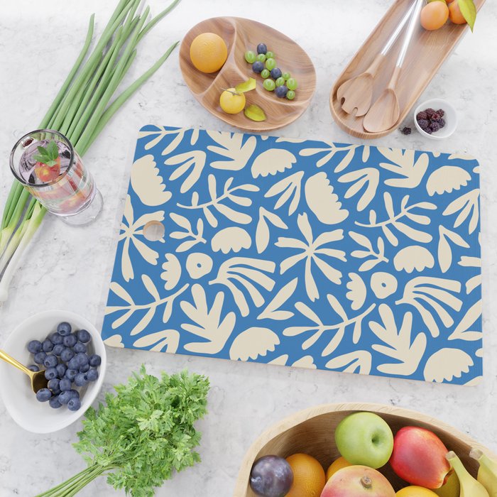 Organic nature flower shape art pattern Cutting Board Gallery Image 2