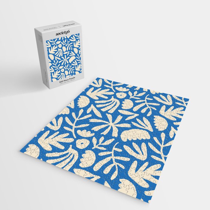 Organic nature flower shape art pattern Jigsaw Puzzle Gallery Image 2