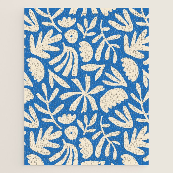 Organic nature flower shape art pattern Jigsaw Puzzle Gallery Image 1