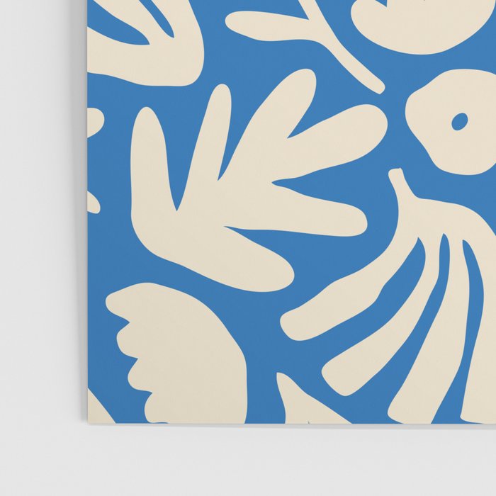 Organic nature flower shape art pattern Poster Gallery Image 3