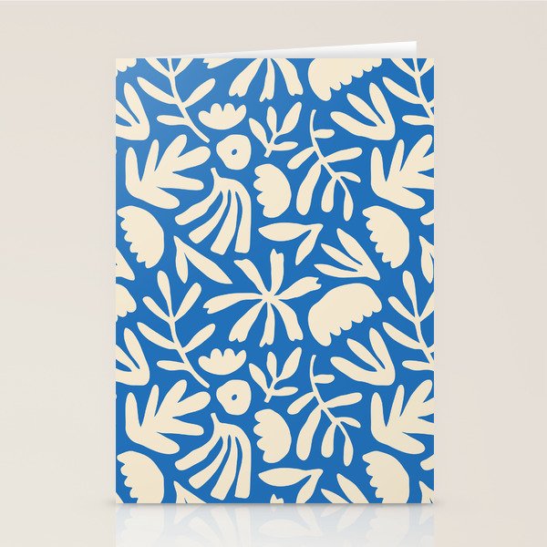 Organic nature flower shape art pattern Stationery Card Gallery Image 2