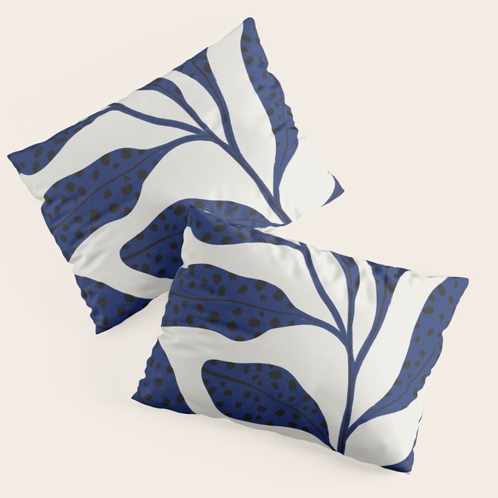 Blue Plant #2 Pillow Sham Gallery Image 1