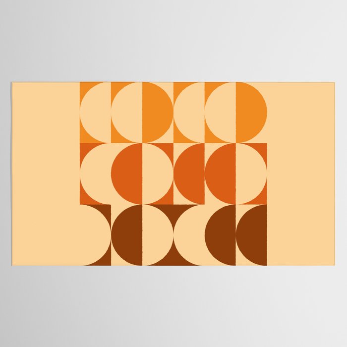 Vintage Geometric 03A Tablecloth Gallery Image 2