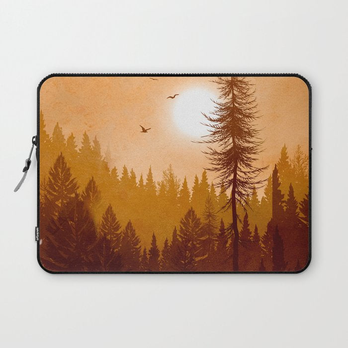 Morning Mountain Mist 1 Laptop Sleeve Gallery Image 1