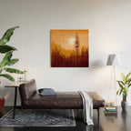Morning Mountain Mist 1 Wood Wall Art Gallery Image 2