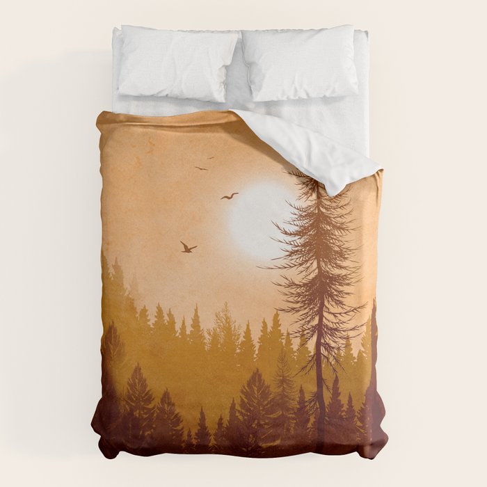 Morning Mountain Mist 1 Duvet Cover Gallery Image 6