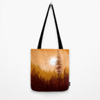 Morning Mountain Mist 1 Tote Bag Gallery Image 2