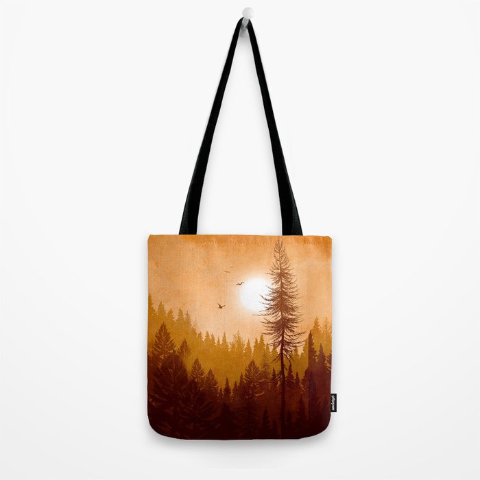 Morning Mountain Mist 1 Tote Bag Gallery Image 2