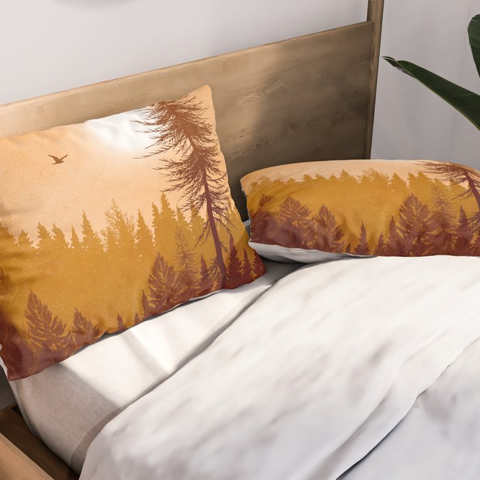 Morning Mountain Mist 1 Pillow Sham Gallery Image 2