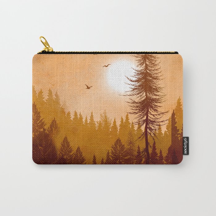 Morning Mountain Mist 1 Carry All Pouch Gallery Image 1