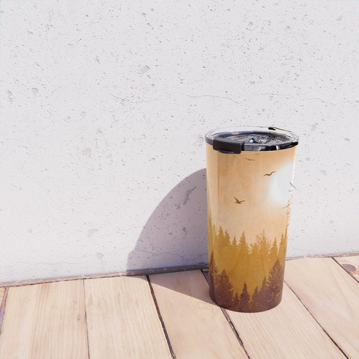 Morning Mountain Mist 1 Travel Mug Gallery Image 4