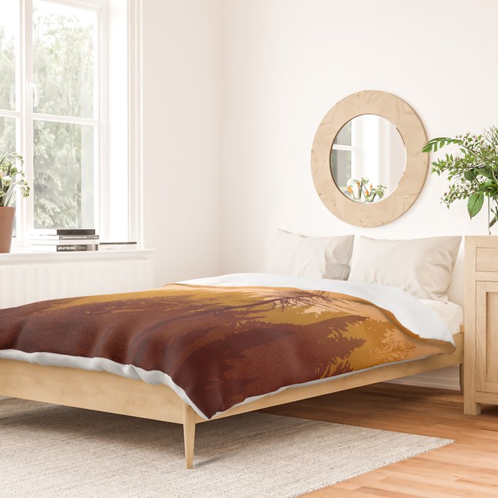 Morning Mountain Mist 1 Duvet Cover Gallery Image 2