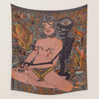 Longing Surpasses Time Wall Tapestry Gallery Image 4