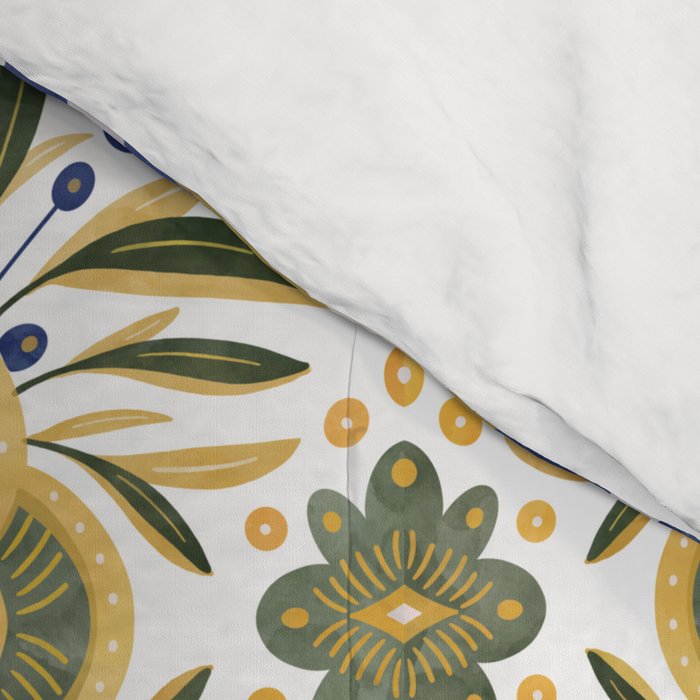 Tile floral nature Modern BY Comforter Gallery Image 4