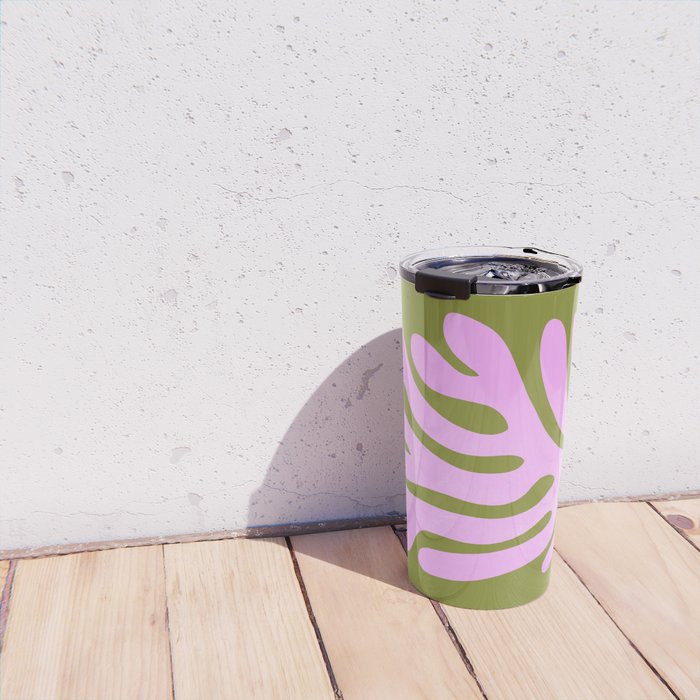 Wasabi & Lavender: Matisse Paper Cutouts 05 Travel Mug Gallery Image 4
