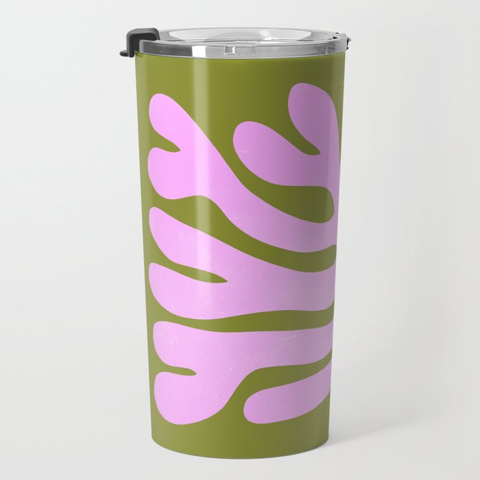 Wasabi & Lavender: Matisse Paper Cutouts 05 Travel Mug Gallery Image 3