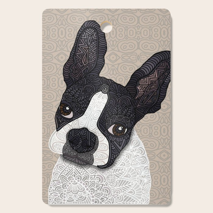 Boston Terrier 2015 Cutting Board Gallery Image 1