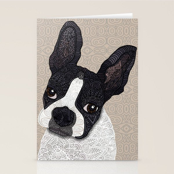 Boston Terrier 2015 Stationery Card Gallery Image 1