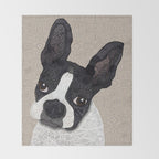 Boston Terrier 2015 Throw Blanket Gallery Image 2