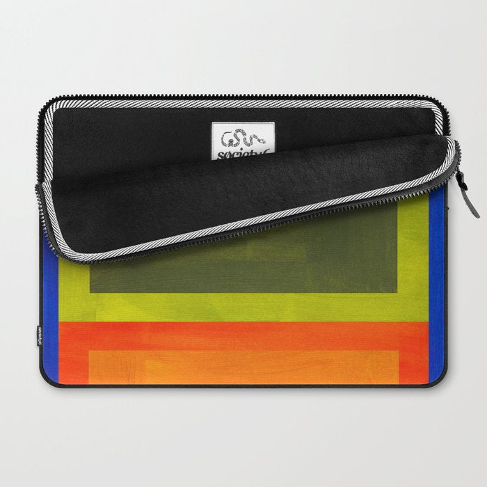Ultramarine Blue Bloom Laptop Sleeve Gallery Image 2