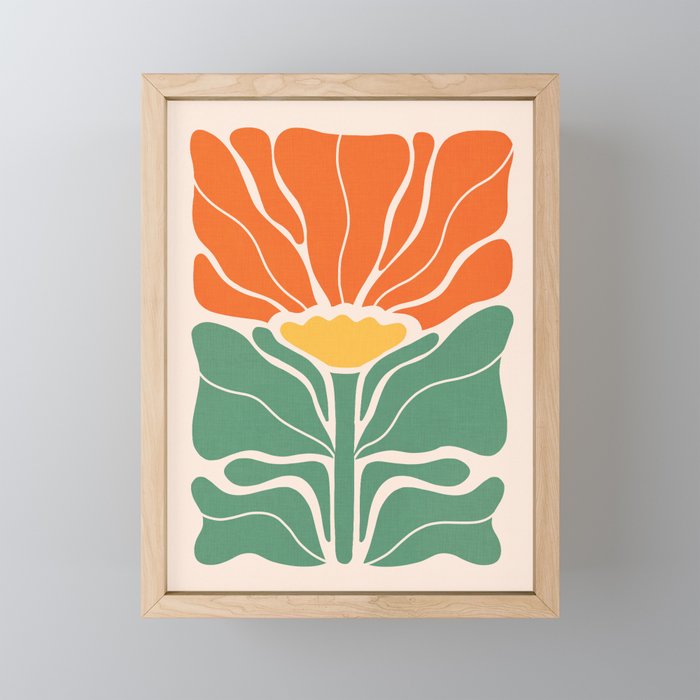 Modern Boho Art Nouveau Floral 1.1 Mini Art Print Gallery Image 1