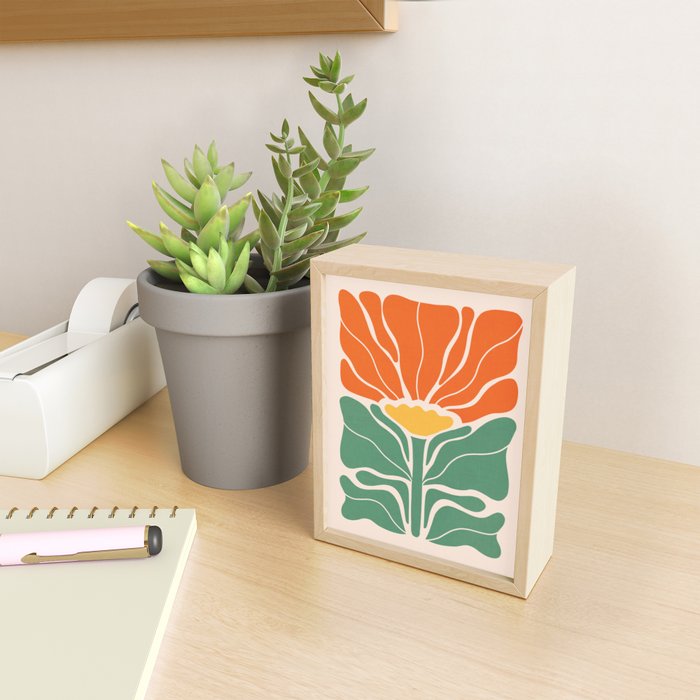 Modern Boho Art Nouveau Floral 1.1 Mini Art Print Gallery Image 2