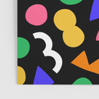 Colorful fun abstract shape art pattern Poster Gallery Image 3