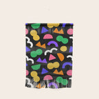 Colorful fun abstract shape art pattern Wall Hanging Gallery Image 1
