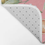 Lemon and Leaf Pattern V Bath Mat Gallery Image 2